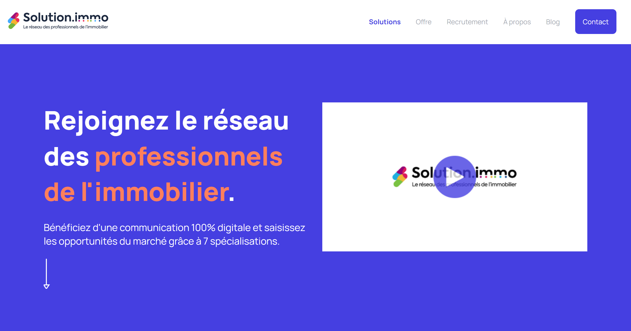 Le réseau des professionnels de l'immobilier - Solution.immo